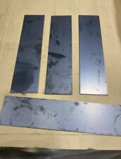 4 X Mild steel plate, Sheet Steel. 2mm Thick 307mm  X 75mm