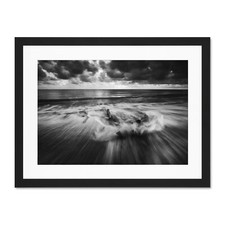 Driftwood Breaking Waves