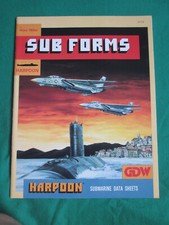 SUB FORMS - HARPOON GAME - #713 -  1989 - GDW