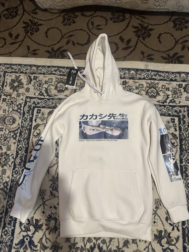 Unisex white naruto hoodie - unisex,