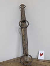 Antique Single Tree Yoke Old Primitive Horse Ox Harness Hitch FREE POSTAGE 