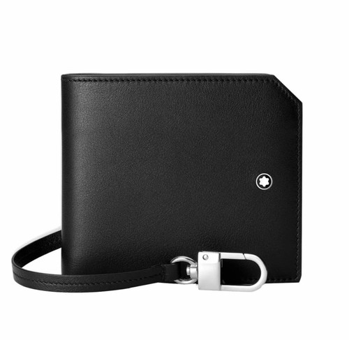 Montblanc black leather - leather, wallet