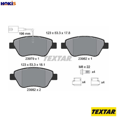 Brake pad set disc - brake,