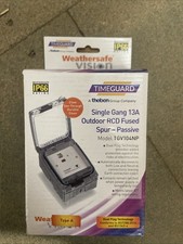 Timeguard Single 13a Outdoor RCD Fused Spur Passive Switch