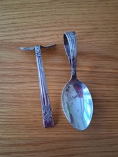 Vintage Angora Silver Plated Spoon And Pusher Set - Unboxed