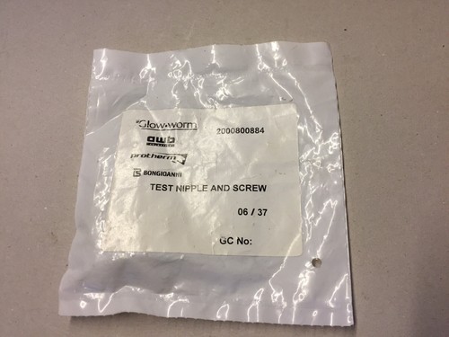 Glow worm gas test - test, nipple