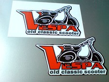 VESPA Scooter Stickers Old