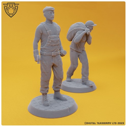 Industrial worker miniature - worker,
