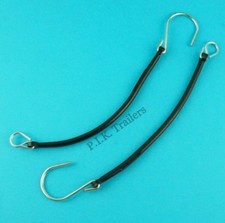 2 x 200mm Rubber Retainer Hook