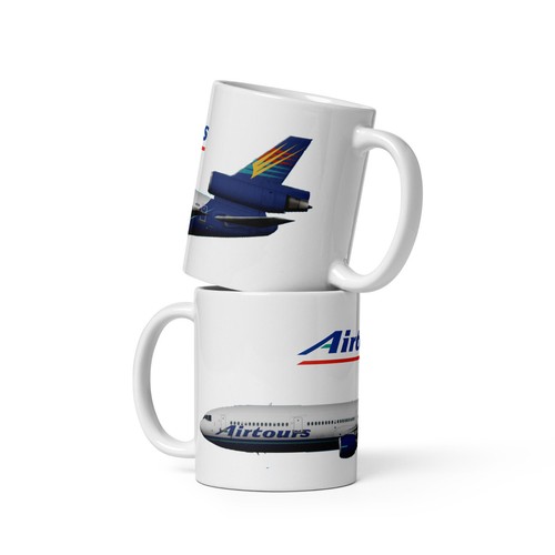 Airtours aviation mug - dc-10,
