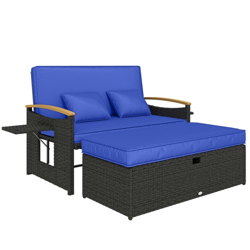 Double garden rattan - garden,