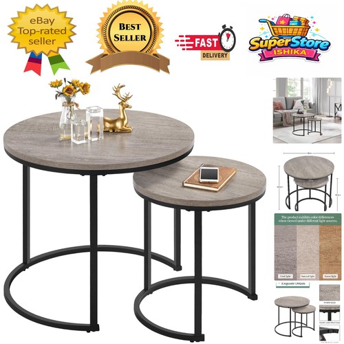 Elegant round nesting - elegant, coffee