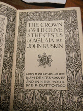 1911 John Ruskin The Crown of