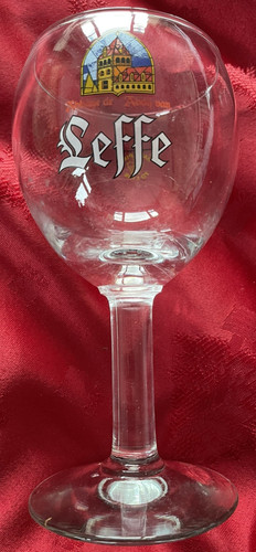 Belgian beer glass - glass, leffe