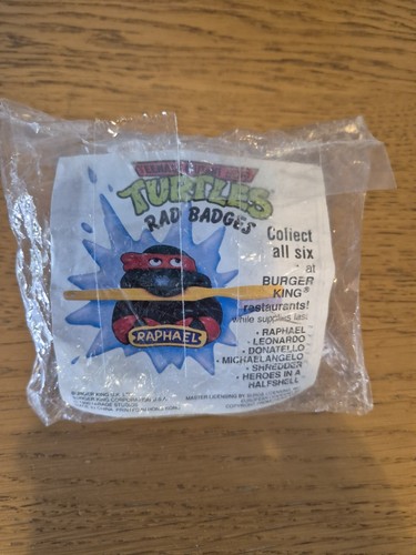 Tmnt burger king toy rad - king,