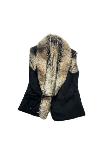 Women faux suede - faux, fur