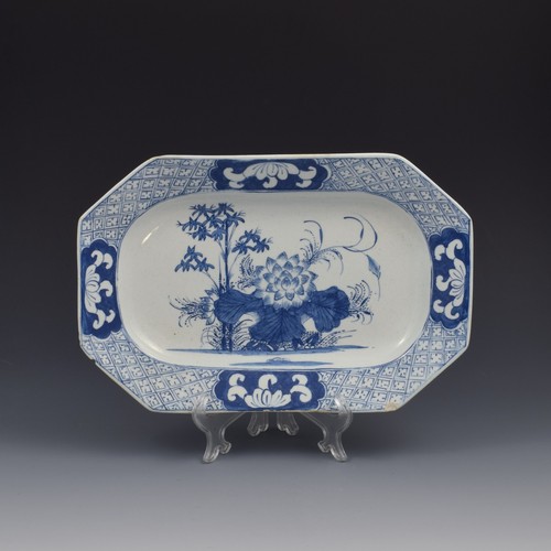 Bow porcelain blue white - bow, &