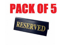 5 x Strong Plastic Reserved