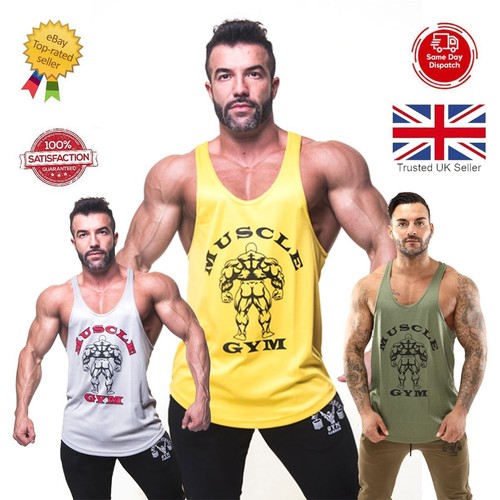 Muscle gym vests - vests, uk