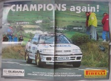 1993 Richard Burns Subaru Legacy Poster