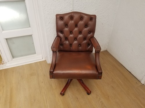 Brown leather vintage - brown,