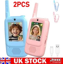 2Pcs Mini Video Walkie Talkies