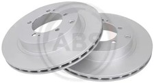 2x Brake disc Vented 17119