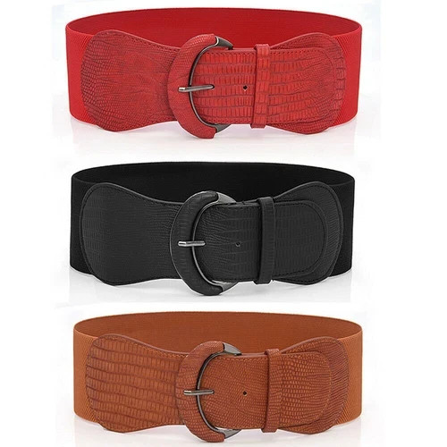 New wide elastic belt ladies - wide,