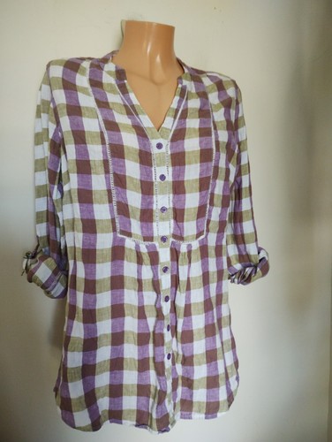 Green purple mix check - m&s,