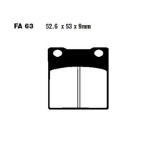 PAIR OF PADS EBC FA063