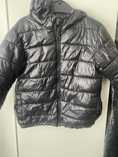 Black Padded Reversible Hooded