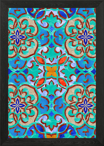 Moroccan mandala tile - moroccan, 06