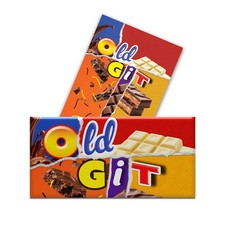 2 x Old Git Funny  Chocolate