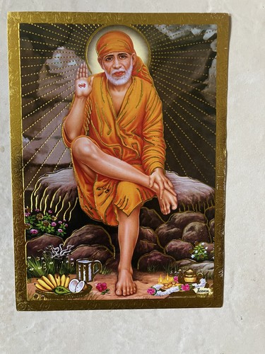 Gold trimmed picture hindu - picture,