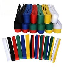 Taekwondo Belt Karate Double Wrap Belt Professional Martial Arts All Colors Size