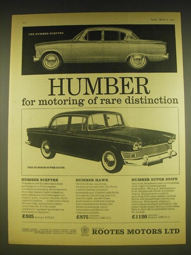 1963 rootes humber sceptre - 1963,