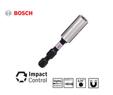 Bosch Impact Control 1/4 Hex Insert Screwdriver Bit Holder Magnetic 60mm 