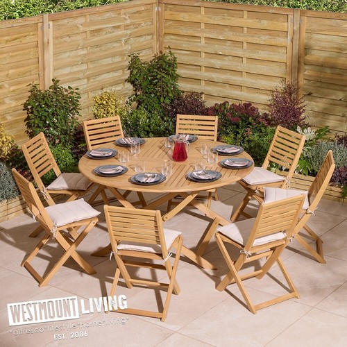 New hardwood folding garden - new, 9