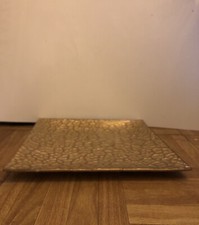 GOLD COLOURED GLASS SQUARE