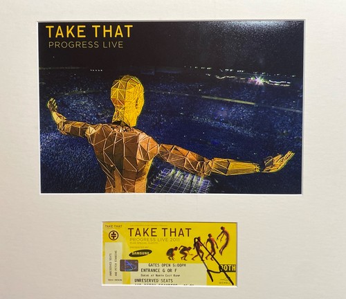 Gary barlow signed photo - gary, take