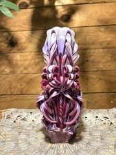 Beautiful Hand Carved Candle