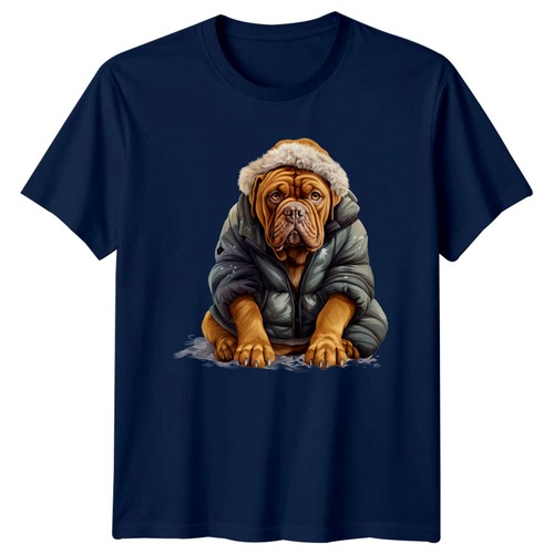 Dogue bordeaux winter - dogue,