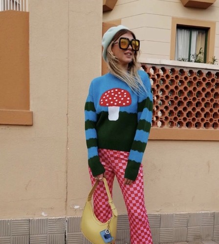 Zara mushroom sweater - mushroom,