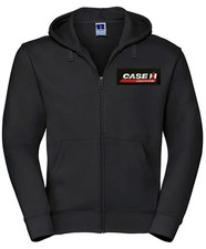 Case International Tractor Embroidered Full Zip Hoodie - XS to 5XL