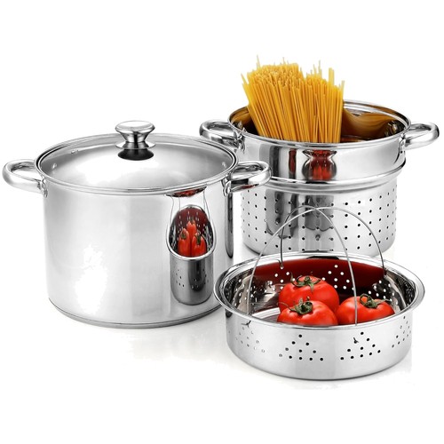 Quart stainless steel pasta - 8,
