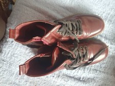 Womens Burgundy Patent Leather