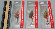 3 ABU GARCIA ABU SPINNERS 1x 12G 2x 9G UNOPENED