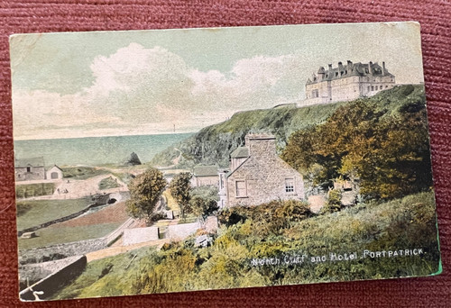 Antique postcard portpatrick - antique,