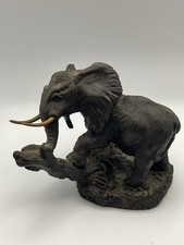cold-cast bronze elephant