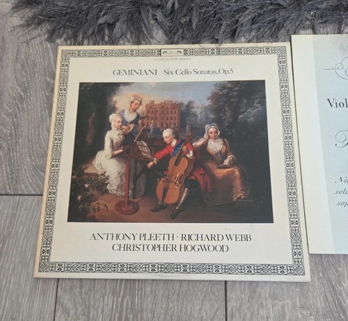 Geminiani six cello sonatas - six,